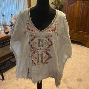 Roomy flowy summer top